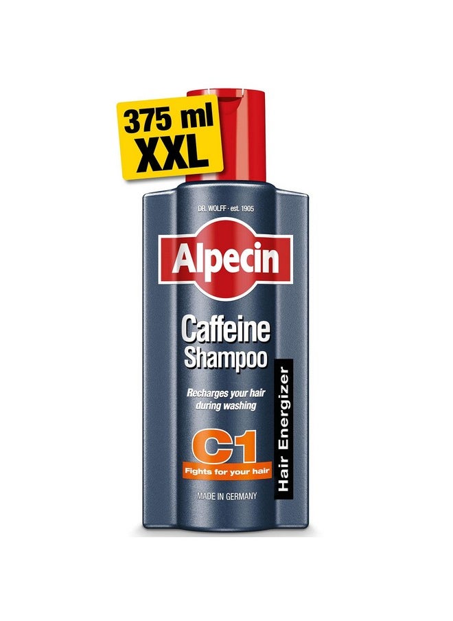 Alpecin C1 Caffeine Anti Hair Fall Shampoo 375Ml,Scalpe Shampoo For Hair Fall Control,Natural Hair Growth Shampoo Strengthen Hair Growth And Reduces Hair Loss,Energizer Strong Hair Vitalizer - Grams  - Image 1