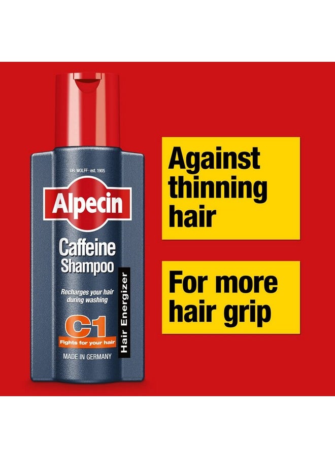 Alpecin C1 Caffeine Anti Hair Fall Shampoo 375Ml,Scalpe Shampoo For Hair Fall Control,Natural Hair Growth Shampoo Strengthen Hair Growth And Reduces Hair Loss,Energizer Strong Hair Vitalizer - Grams  - Image 2