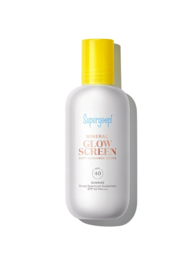 Supergoop! Mineral Glowscreen Soft-Radiance Drops SPF40 Sunrise 50 ml - Image 1