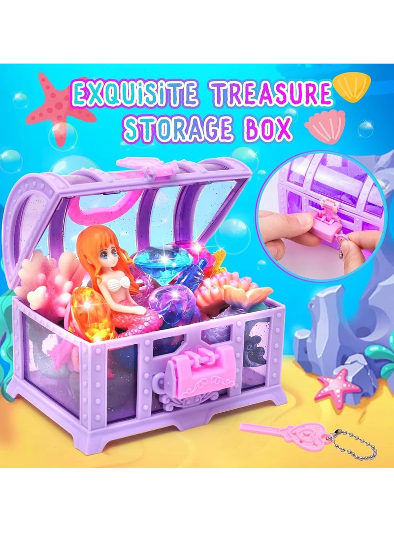 لعب الغوص بحرية البحر الصيف حمام سباحة ألعاب السباحة للأطفال لعب السباحة متعة مجموعة الغوص تحت الماء هدايا الغوص مع صندوق التخزين تشمل الأحجار الكريمة لعب بحرية البحر للأولاد البنات الأطفال الصغار - Image 2