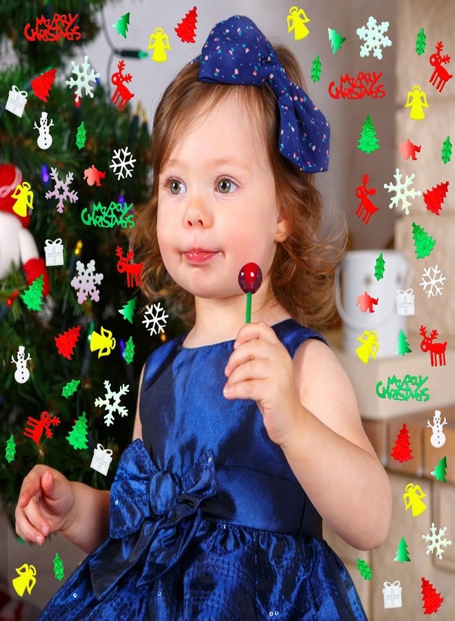 MARFOREVER Christmas Day Confetti Glitter Table Decorations Party Scatter Confetti, Red Green White Party Decorations Table Confetti Sprinkles Snowflake Santa Elk for Christmas Party Supplies Decor - Image 5