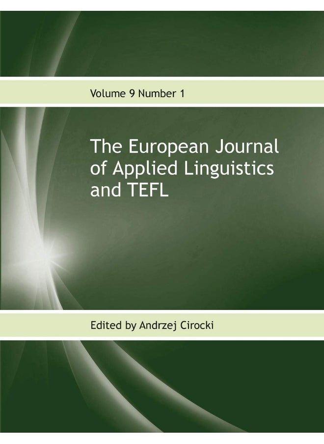 The European Journal of Applied Linguistics and TEFL Volume 9 Number 1  - Image 1