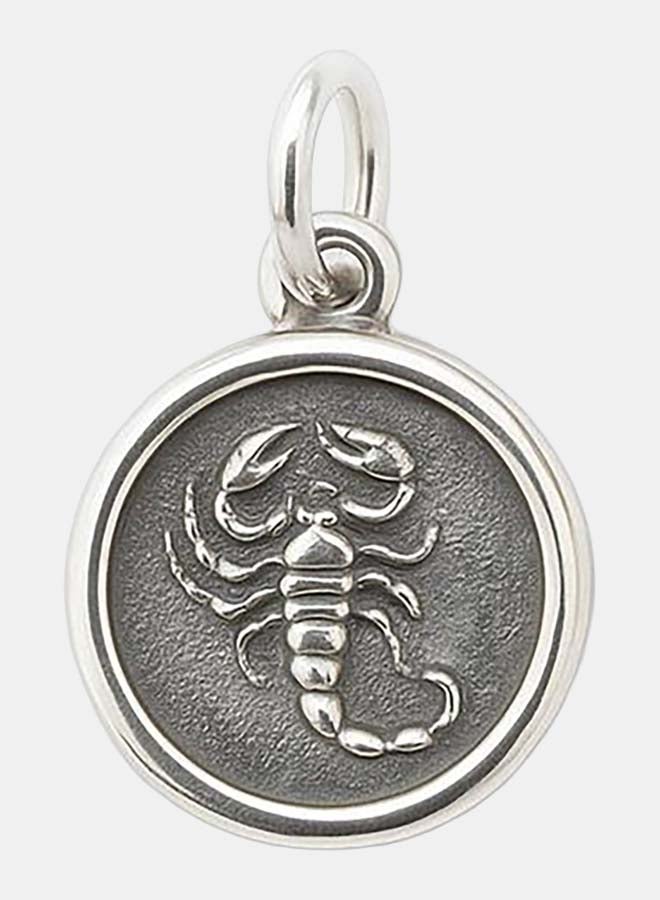 Scorpio Zodiac Sterling Silver Pendant