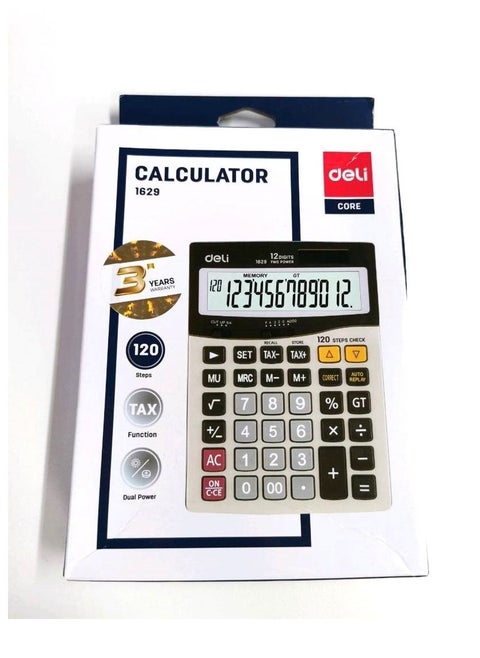 12-Digit Desktop Calculator With Tax Calculations