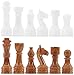 MARBLE RANGE Marble Chess Pieces 35 Inch King Handmade White and Dark Brown 32 Chess Figures for Board Games Suitable for Travel Games  Fathers Day - Image 2