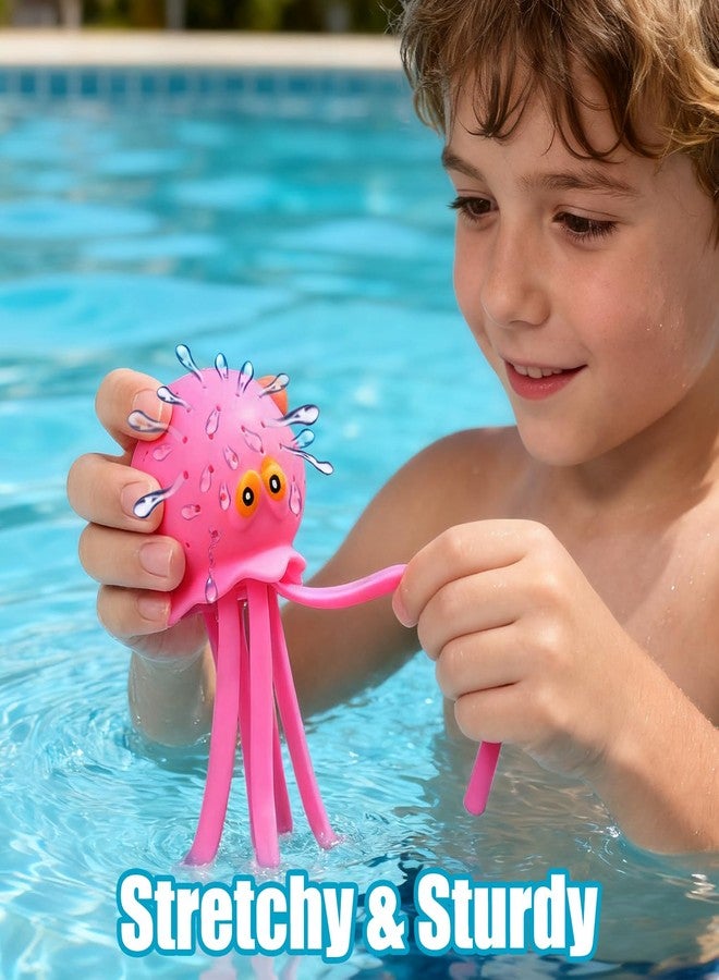 Auvitaya 4 PCS Octopus Water Balls, Sensory Stress Relief Floating Pool Toys for Kids, Water Splash Balls Toddler Swim & Bath Toys, Christmas Goodie Bag Fillers for Babies - Image 5