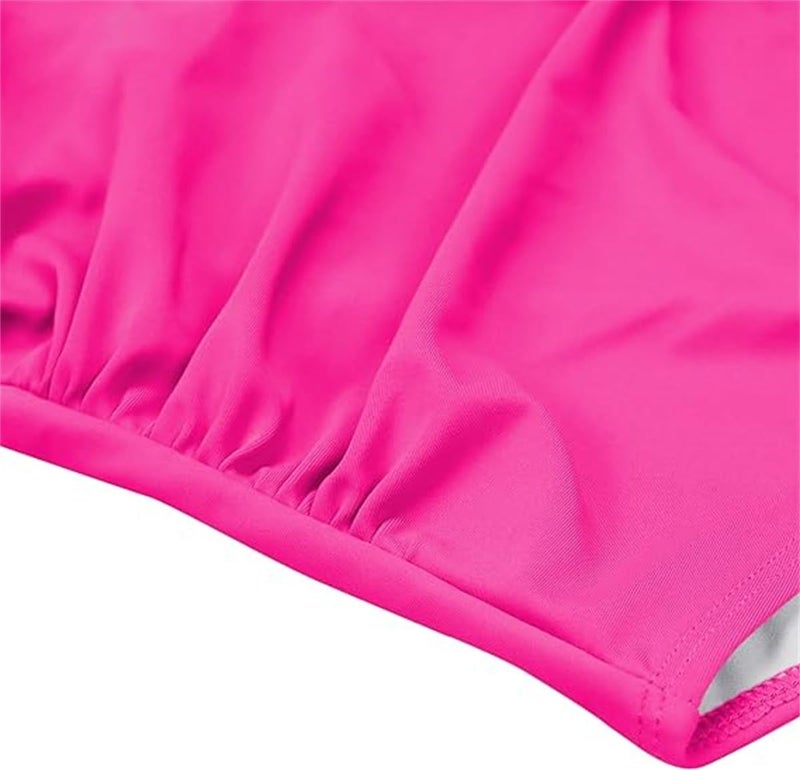 Zikra Women's One Piece Swimsuits, Tummy Control Cutout High Waisted Bathing Suit Wrap Tie Back Swimsuit, 1 Pcs, L Size - Image 4