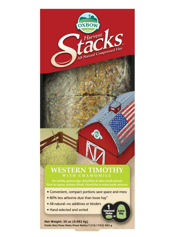 Oxbow تكدسات قش غرب تيموثي مع البابونج 0.992 كجم - Image 1