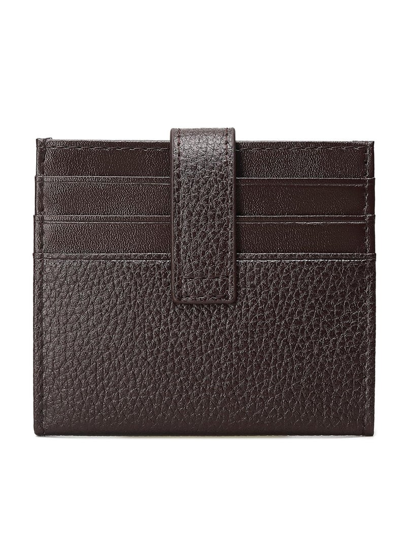 RAHALA Rahala Men's 4-sided Bifold Leather Cardholder (Brown) - No:RA107  - Image 2