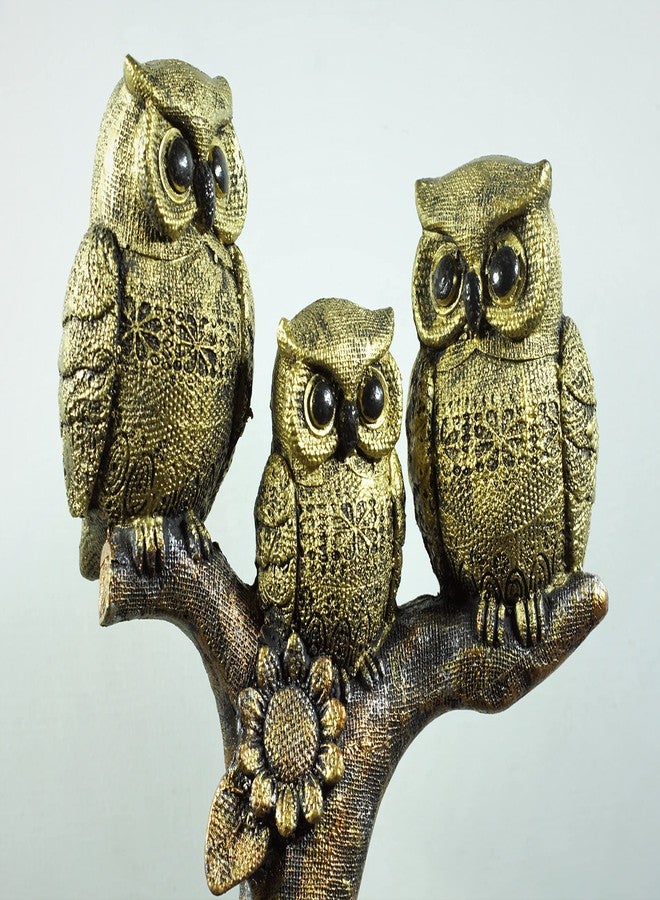 INARA Creation Owl Statue/Idol/Showpiece for Home/Office/Living Room Decoration (Style 1) - Image 3
