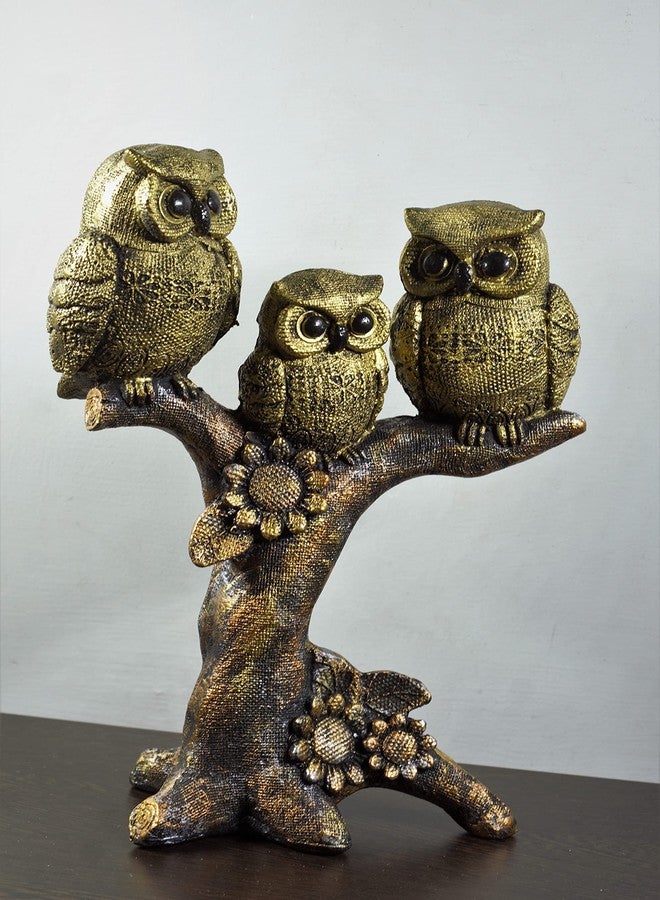 INARA Creation Owl Statue/Idol/Showpiece for Home/Office/Living Room Decoration (Style 1) - Image 2