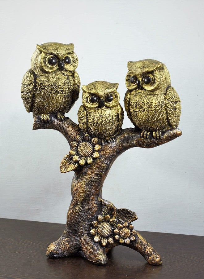 INARA Creation Owl Statue/Idol/Showpiece for Home/Office/Living Room Decoration (Style 1) - Image 1