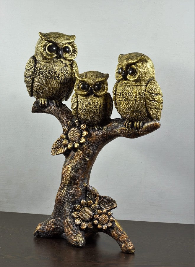 INARA Creation Owl Statue/Idol/Showpiece for Home/Office/Living Room Decoration (Style 1) - Image 4