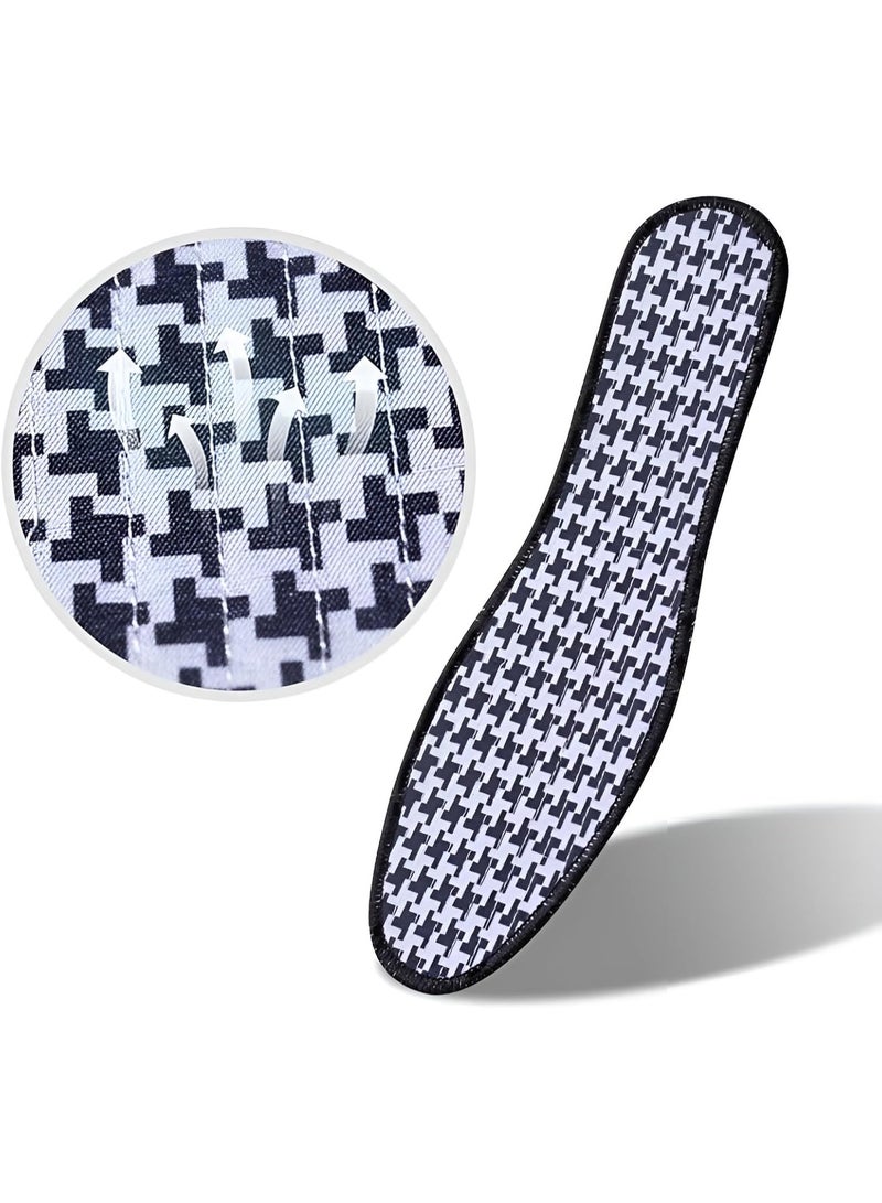 Plan A Bamboo Charcoal Deodorant Insoles – Respiratory Antibacterial Sole to Absorb Sweat & Reduce Odors – Lightweight Cushioned Foot Comfort – Suitable for Men & Women & All Types of Shoes & Seasons (41) - Image 3