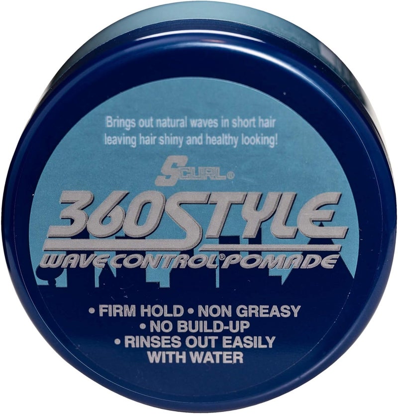 Luster's Luster 360Stylin Wave Control Pomade - 3 Oz for Natural Waves - Image 1