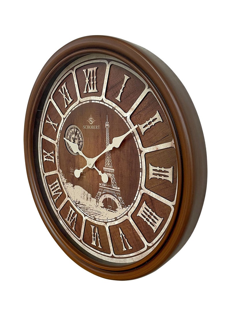Schobert Wooden Silent Silky Move Big Wallclock 6423 - Image 2