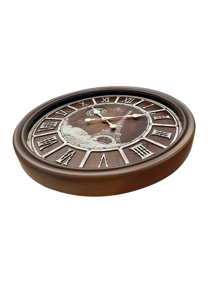 Schobert Wooden Silent Silky Move Big Wallclock 6423 - Image 3