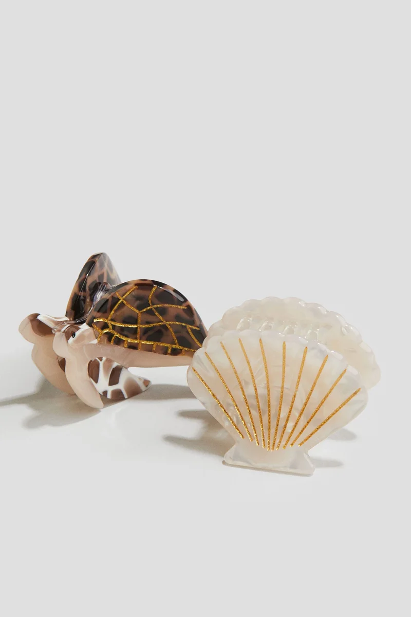 اتش اند ام مشابك للشعر - عبوة من قطعتين