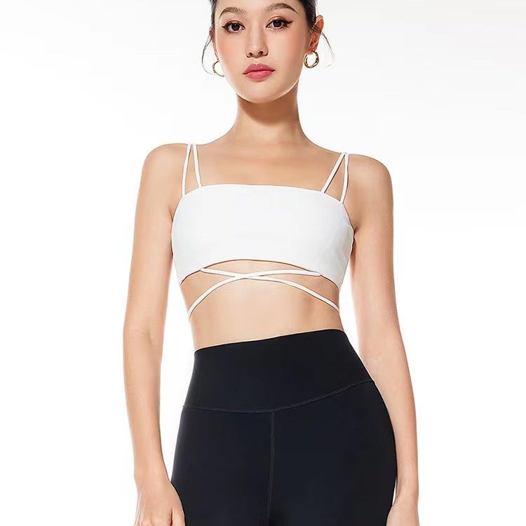 Women's Slim Fit Sports Bra with Removable Pads - Image 1