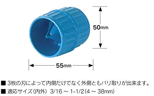 Imperial Tool 208F 3 Blade Inner-Outer Reaming and Deburring Tool for 3/16" to 1-1/2" O.D. - Image 3