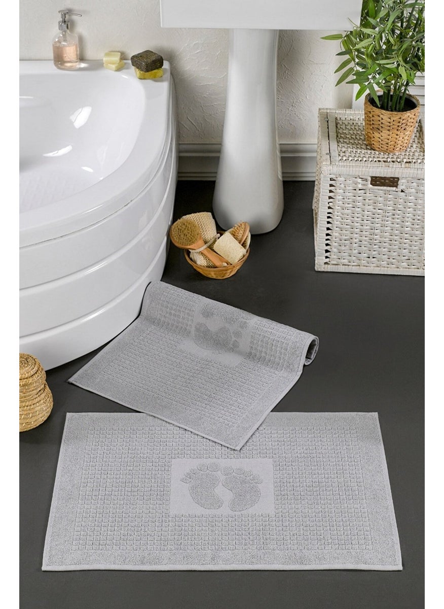 Casnack grey 2 Pieces 520 Gr. Foot Towel-Mop  - Image 1