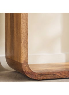 Home Box Ashton Genuine Marble Top Console Table with Solid Wood Base  - Image 4