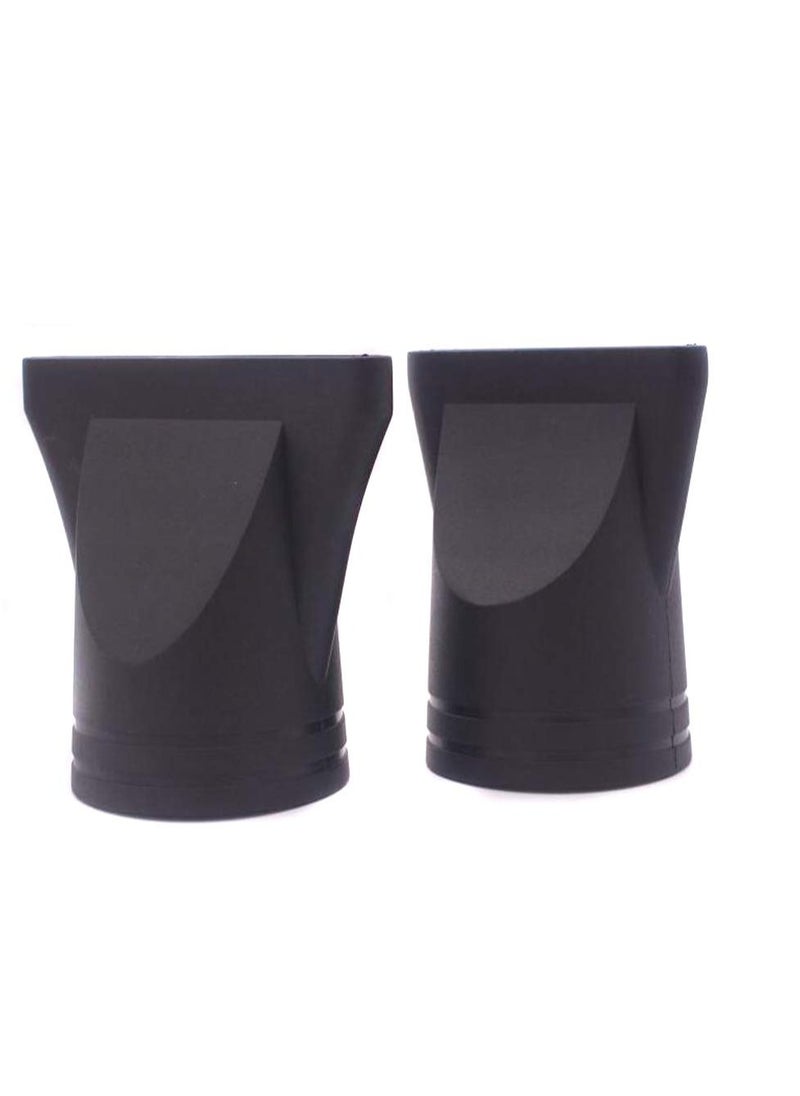 ericotry 2PCS Professional Salon Hairdressing Tool Plastic Hair Dryer Nozzle Replacement Blow Flat Hairdressing Salon Styling Tool ONLY for Barber Shop Using NOT for Home Using Hair Dryers  - Image 1