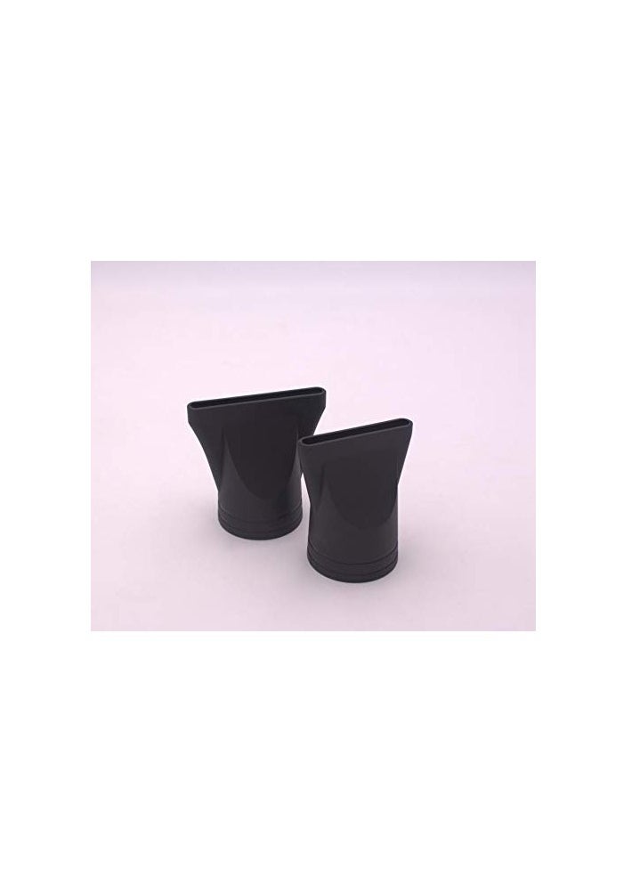 ericotry 2PCS Professional Salon Hairdressing Tool Plastic Hair Dryer Nozzle Replacement Blow Flat Hairdressing Salon Styling Tool ONLY for Barber Shop Using NOT for Home Using Hair Dryers  - Image 3