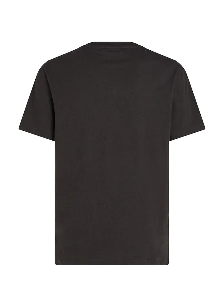 CALVIN KLEIN Logo Print Crew Neck T-Shirt