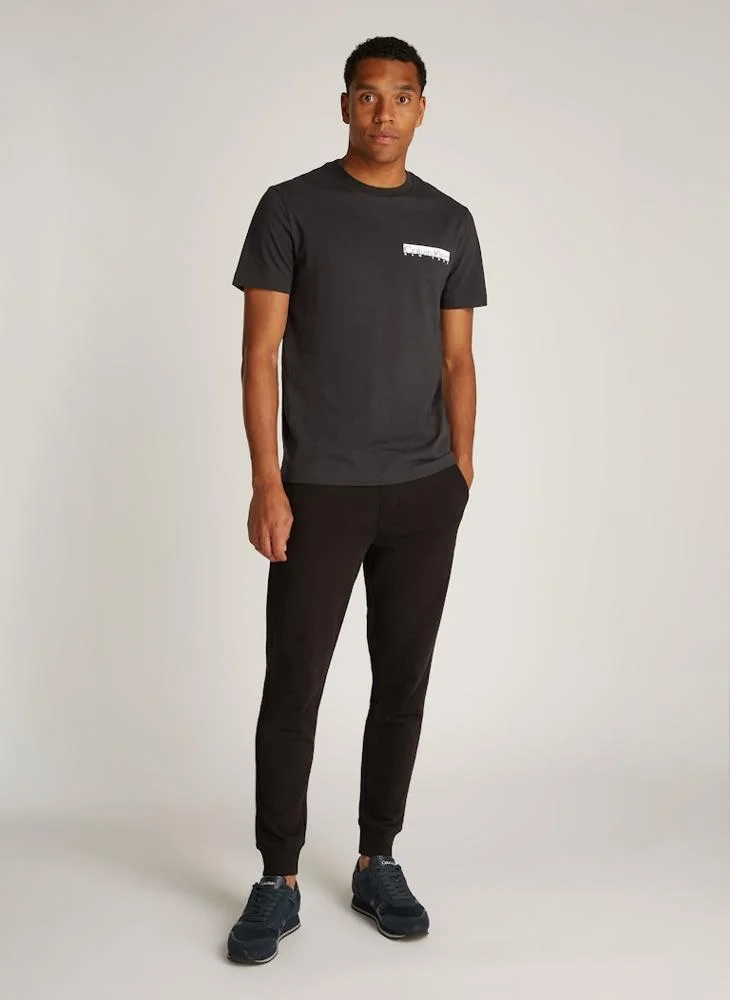 CALVIN KLEIN Logo Print Crew Neck T-Shirt