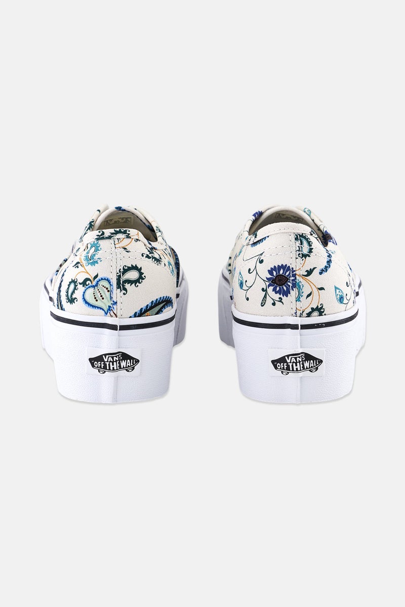 VANS أحذية نسائية أصلية مزودة بأربطة، بيضاء - Image 4