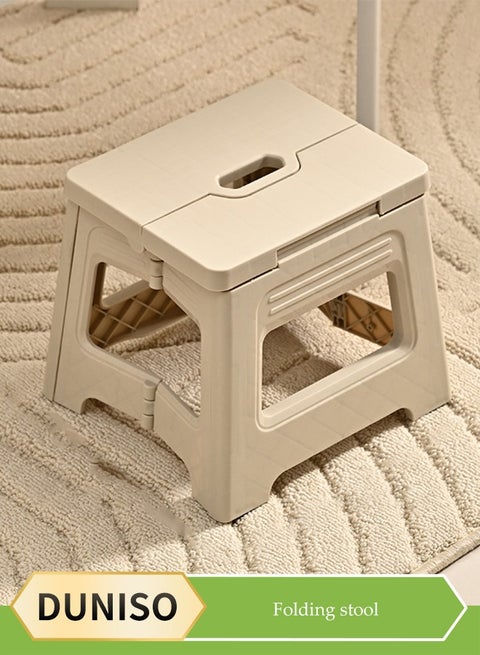 2 قطع من الدرج القابل للطي، مقعد قدم محمول خارجي، درج مضاد للانزلاق، يمكن حمله باليد، مناسب للمطبخ، الحمام، الحديقة، 22*20.5*20 سم