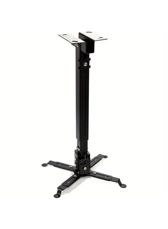 Black Adjustable Projector Wall Mount Bracket for 16 93 to 25 59 Inch Projectors 1pc - Image 1