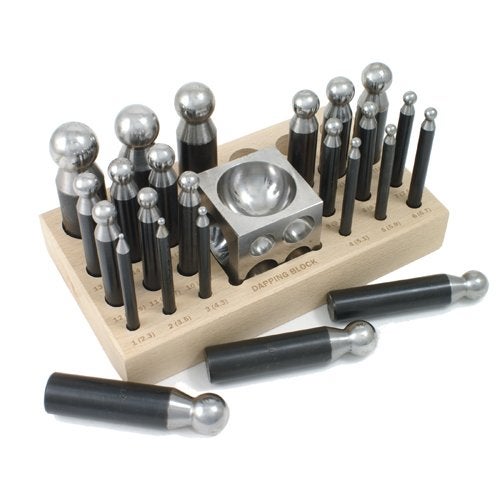 SFC TOOLS Dapping Set - 24 Punches and Block for Jewelry Making - SFC Tools - 25-617 - Image 4