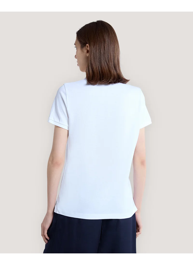 غانت Gant Slim Sheild Cap Sleeve Pique Polo