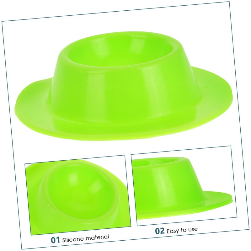 Light Green Silicone Egg Holder For Soft Hard Boiled Eggs Heat Resistant Kitchen Countertop Gadget - Image 4
