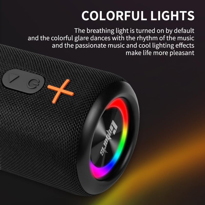 Cyboris 2 in 1 Portable Splittable Bluetooth Speaker, Waterproof Split Wireless Speaker Bluetooth V5.3 with 20W Loud Stereo Sound, 24H Playtime, True Wireless Pairing for Home, Outdoor or Travel - Image 5