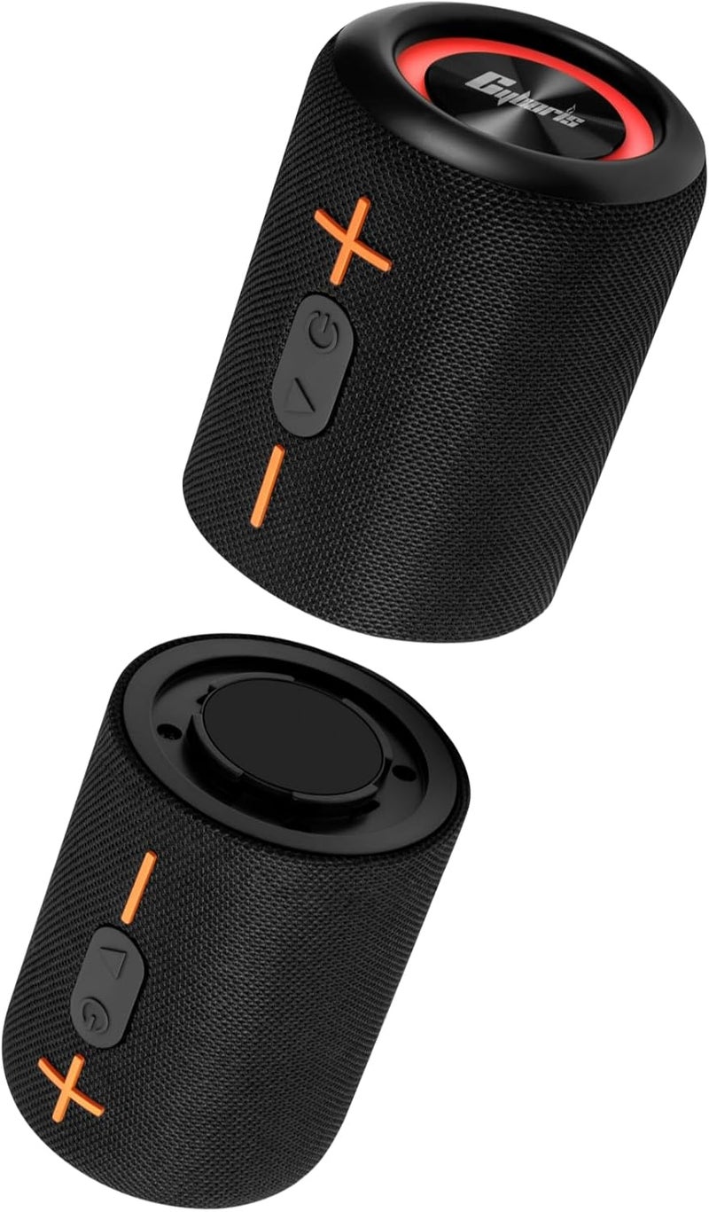 Cyboris 2 in 1 Portable Splittable Bluetooth Speaker, Waterproof Split Wireless Speaker Bluetooth V5.3 with 20W Loud Stereo Sound, 24H Playtime, True Wireless Pairing for Home, Outdoor or Travel - Image 1