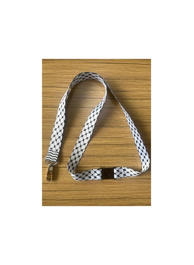 Green Tiger Stylish Body Strap Lanyard - Fashion Accessory for Pants Skirt Bag Shorts Or Use as Keychain - Trending Kufiya Palestine Flotilla - Gift 4 Watermelon Lovers - Works Casual & Formal - Unisex - Image 4