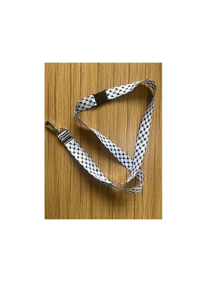 Green Tiger Stylish Body Strap Lanyard - Fashion Accessory for Pants Skirt Bag Shorts Or Use as Keychain - Trending Kufiya Palestine Flotilla - Gift 4 Watermelon Lovers - Works Casual & Formal - Unisex - Image 2