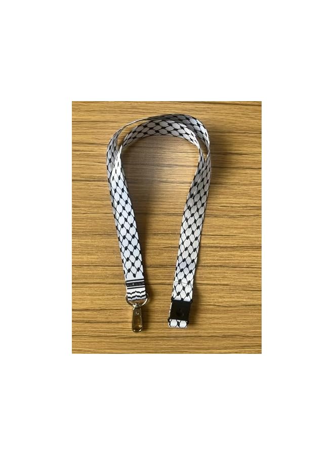 Green Tiger Stylish Body Strap Lanyard - Fashion Accessory for Pants Skirt Bag Shorts Or Use as Keychain - Trending Kufiya Palestine Flotilla - Gift 4 Watermelon Lovers - Works Casual & Formal - Unisex - Image 3