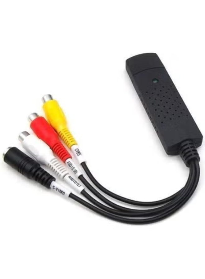 USB VHS to DVD Video & Audio Converter – Capture Card Adapter for Digitizing Old Tapes – Easy Plug & Play Transfer - Image 3