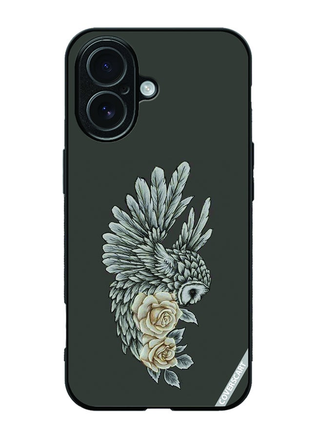 COVERSCART Protective Case Cover For Apple iPhone 17 Owl Design Black