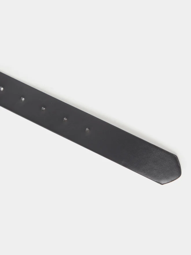 Styli Styli  Metal Buckle Black Waist Belt