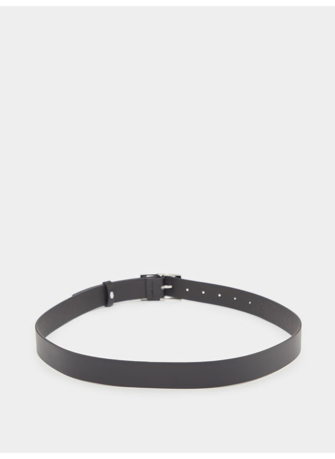 Styli Styli  Metal Buckle Black Waist Belt  - Image 3