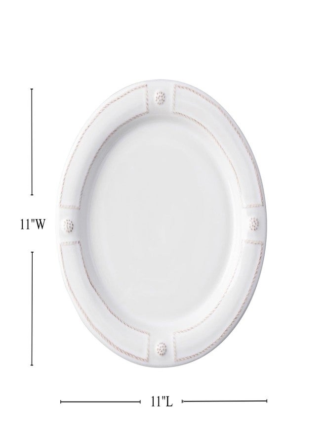 Juliska Berry & Thread French Panel Dinner Plate - Whitewash - Image 3