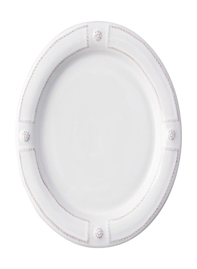 Juliska Berry & Thread French Panel Dinner Plate - Whitewash - Image 1