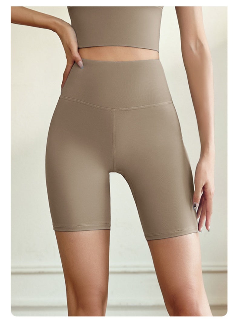 Women Sports Short Yoga Legging Shorts Squat Proof High Waist Fitness Tight Shorts Quick Drying Cycling Workout Gym Shorts - Image 2