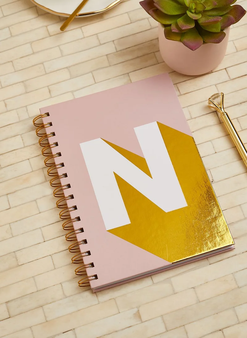 AURORA A5 English Monogram Notebook - N