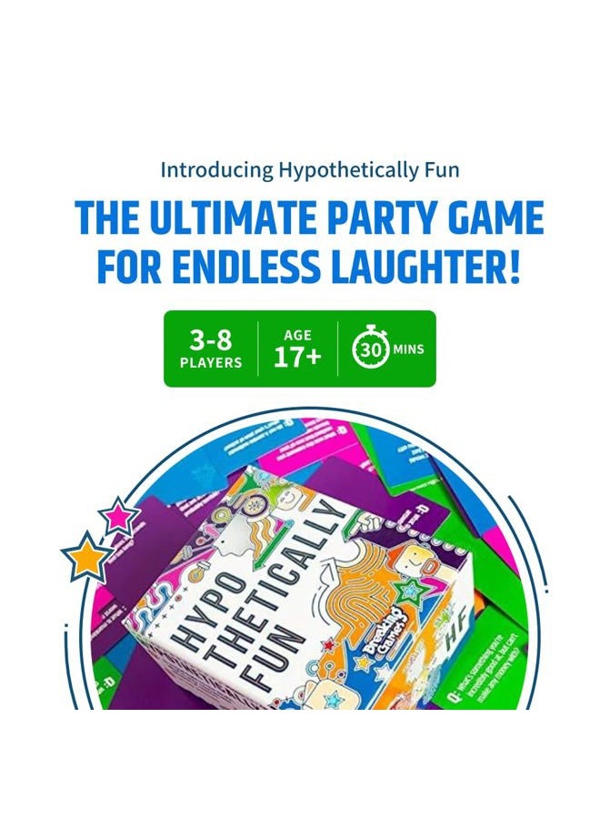 Breaking Games Hypothetically Fun - an Icebreaker Card Game, 350 Thought-Provoking Questions for Deeper Connections & Endless Laughs - Perfect for Game Night & Gatherings, Ages 17+ - Image 2